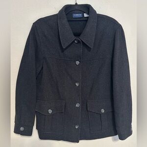 Liz Claiborne Black Utility Jacket